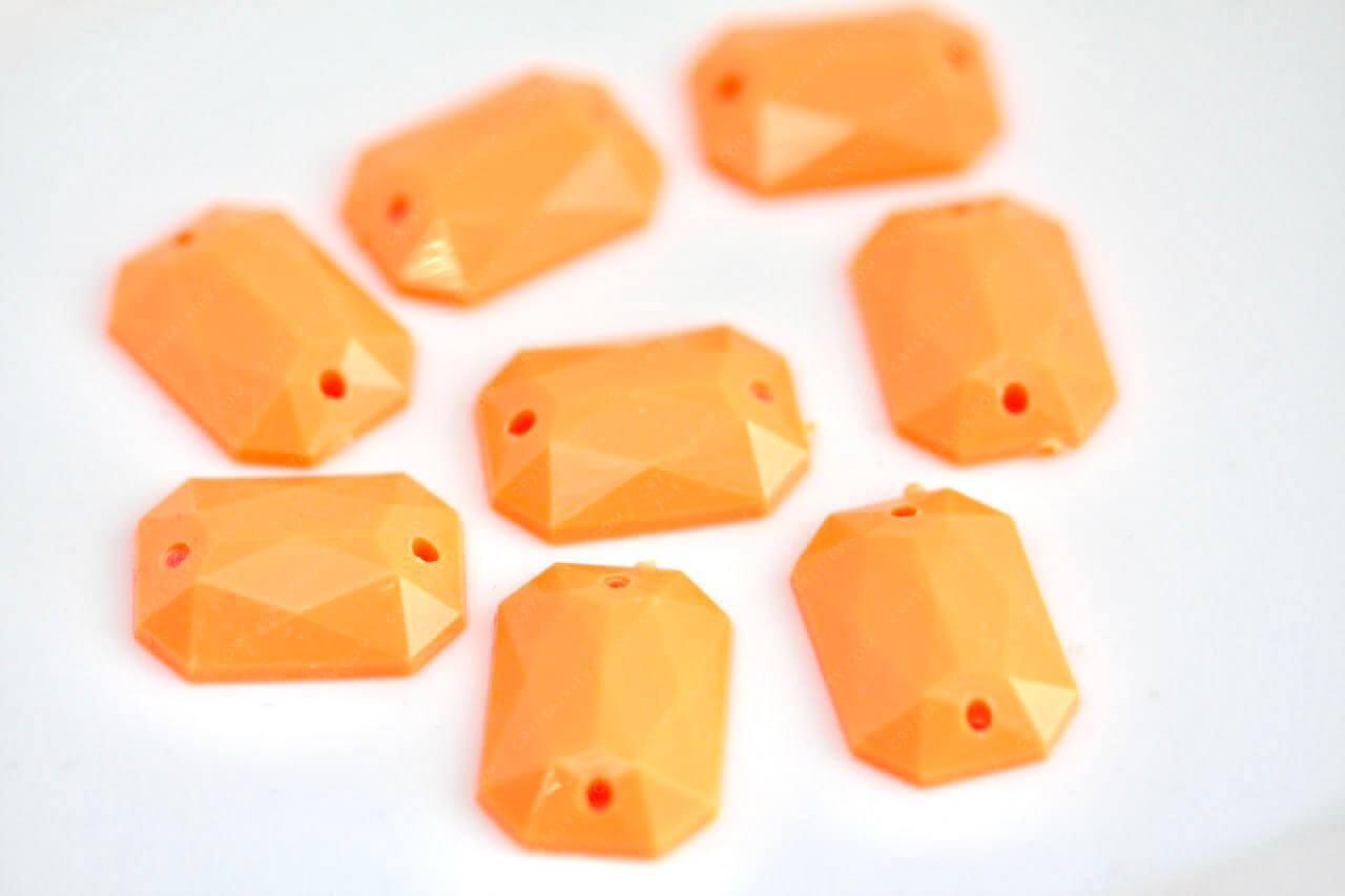 SALE -10% Прямокутник Orange Neon (синтетичне скло)